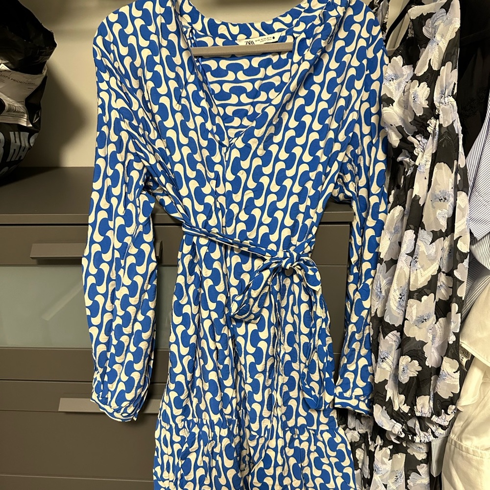 Zara belt dress